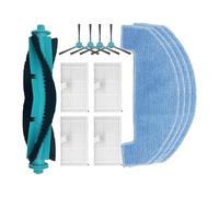 GUWIE Cepillo Principal, Cepillo Lateral, Filtro Hepa, paño de fregona, Compatible con Proscenic Q8 / Q8 MAX, Accesorios de Robot Aspirador Piezas de Repuesto