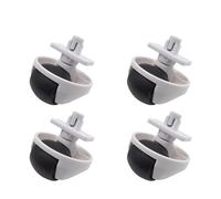 GUWIE Rueda giratoria Delantera, Compatible con Roborock S8 / S8+ / S8 Pro Ultra / Q7 / Q7 MAX / S5 MAX / S6 MAXV / S7 / Q Revo, Robot Aspirador Piezas de Repuesto (Color : 4PCS White)