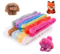 GUWINA 12 Piezas Gigantes Limpiapipas Manualidades, 100 cm Largo y 2 cm Grosor, Limpia Pipas Kit de Pelo de Conejo Falso, 12 Colores para DIY Manualidades Animales Infantiles y Decoraciones