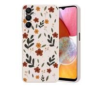 Guxira Funda para Samsung Galaxy A05s, funda flexible de silicona suave, a prueba de golpes, antiarañazos, bonita funda protectora con patrón de flores para Samsung Galaxy A05s - Flores de hojas
