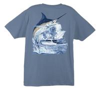 Guy Harvey Marlin Boat - Camiseta - Azul - Large