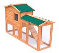 GuyAna Casa de Animales Grande Jaula conejera de Madera Jaulas para Gallinas