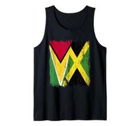 Guyana Jamaica Media Bandera Guyanesa Jamaicana Herencia Camiseta sin Mangas