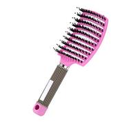 GUYANA Peine Peine for Masaje del Cuero cabelludo for niña, Cepillo for el Pelo, Melena, Cepillo for Pelo Rizado húmedo for Mujer, Herramienta de Peinado Peine Hombre (Color : Pink)