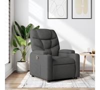 GuyAna Sillón reclinable de Tela Gris Oscuro Sofa Individual Sillon Masaje Relax Sofa 1 Plaza