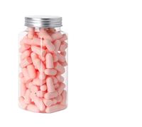 GUYANA Tapones Oidos Ruido Dormir Tapones for los oídos reductores de Ruido 24/60/120 Uds con Forma de Cono Suave de Rebote Lento Tapones Oidos (Color : Pink-120PCS)
