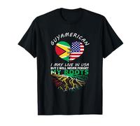 Guyana USA Orgulloso de ambos países Guyamerican Camiseta