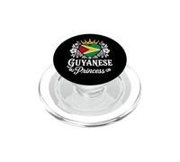 Guyanese Princess Guyana Flag Proud Guyanese Girl PopSockets PopGrip para MagSafe