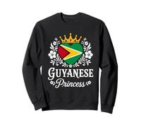 Guyanese Princess Guyana Flag Proud Guyanese Girl Sudadera