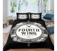 GUYDZOOM Black and White illust Funda Edredon Juego de 3 Piezas Diseño 3D con Cremallera Black and Blanco ilustración Funda de Edredón Incluye Funda de Almohada for Adolescentes Super King（260x220cm）