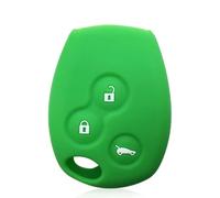 GUYFAM Auto Parts Funda de silicona para llave de coche R-enault Trafic Vivaro Primastar Movano Kangoo Logan 2 Clio 3 para O-PEL Vivaro Key Holder-verde