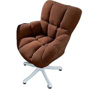 Guyifuny Silla de Escritorio giratoria Ajustable con Respaldo Estilo sofá, Silla de computadora para Oficina en casa para dormitorios y residencias