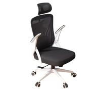 Guyifuny Silla de Escritorio para computadora de Oficina, Silla giratoria de Estudio, Silla ergonómica con Respaldo Alto, Silla de Trabajo rodante para Estudiantes, para Dormitorio, Sala de Estar, ba