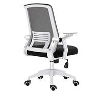 Guyifuny Silla de Oficina para computadora, Ajustable, giratoria, para Mujeres y Adultos, ergonómica, de Malla, con Respaldo Medio y Soporte Lumbar