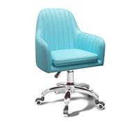 Guyifuny Silla de Oficina para el hogar, Silla de Trabajo para computadora, Acolchada y giratoria, Ajustable, ejecutiva, con Ruedas giratorias para Oficina y Ocio