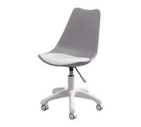 Guyifuny Silla de Oficina para el hogar y el Trabajo, Escritorio de Oficina en casa, Silla de computadora para Juegos con Ruedas, Soporte Lumbar, Silla giratoria para Maquillaje para Espacios pequeño