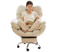 Guyifuny Silla ejecutiva ergonómica para Escritorio de Oficina en casa, con reposapiés retráctil y sofá reclinable, Silla para Juegos con Altura Ajustable.