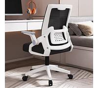 Guyifuny Silla ergonómica para Oficina en casa con Ruedas, Respaldo Alto, cómoda, giratoria, Altura Ajustable, Silla de Escritorio ejecutiva