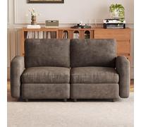 Guyii Sofá modular en la nube - Sofá suave y sofá cómodo con diseño moderno, versátil combinable, tela de alta calidad, asiento cómodo (línea directa - 2 personas)