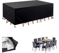 Guying Art Funda de sofá para exteriores, 140 x 80 x 90 cm, rectangular, resistente al viento y a los rayos UV, fundas de sofá de tela Oxford 600D, anti-UV, funda para patio