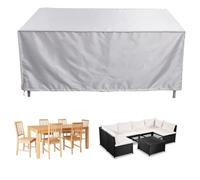 Guying Art Fundas para sofá de jardín, impermeables, 242 x 162 x 100 cm, poliéster Oxford 600D, resistente, para patio, silla rectangular y mesa, funda de sofá de ratán