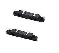 Guyker 2Pcs 4-String Retainer/String Guide for Electric Bass Head Retainer String Tree String Buckle Guide Groove Bass String SR6, Black