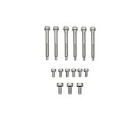 Guyker 6 Pcs String Lock Screws, 3 Pcs Locking Nut Screws and 6 Pcs Saddle Mounting Screws for FR Tremolo System Bridge Electric Guitar