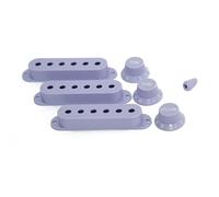 Guyker - Juego de 3 piezas de plástico para guitarras de una sola bobina (espaciado de poste de 52 mm) y 1 volumen de 2 tonos 1V2T y 1 anillo de montaje para guitarra eléctrica y bajo (PS030-18)