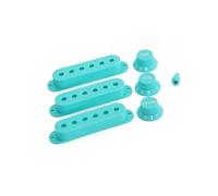 Guyker - Juego de 3 piezas de plástico para guitarras de una sola bobina (espaciado de poste de 52 mm) y 1 volumen de 2 tonos 1V2T y 1 anillo de montaje para guitarra eléctrica y bajo (PS030-2)