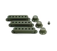 Guyker - Juego de 3 piezas de plástico para guitarras de una sola bobina (espaciado de poste de 52 mm) y 1 volumen de 2 tonos 1V2T y 1 anillo de montaje para guitarra eléctrica y bajo (PS030-22)