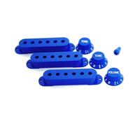 Guyker - Juego de 3 piezas de plástico para guitarras de una sola bobina (espaciado de poste de 52 mm) y 1 volumen de 2 tonos 1V2T y 1 anillo de montaje para guitarra eléctrica y bajo (PS030-13)