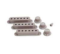 Guyker - Juego de 3 piezas de plástico para guitarras de una sola bobina (espaciado de poste de 52 mm) y 1 volumen de 2 tonos 1V2T y 1 anillo de montaje para guitarra eléctrica y bajo (PS030-10)