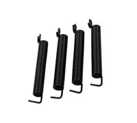 Guyker Muelles de trémolo silenciosos (juego de 4) para FR Fender Strat ST Stratocaster guitarra eléctrica puente instrumentos accesorios pieza de repuesto, color negro