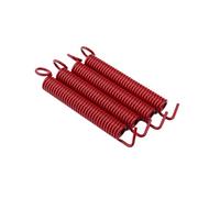Guyker Muelles de trémolo silenciosos (juego de 4) para FR Fender Strat ST Stratocaster guitarra eléctrica puente instrumentos accesorios pieza de repuesto, rojo