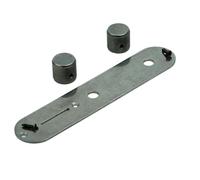Guyker Relic Control Plate with 2 Potentimeter Knobs with 6mm dia. Shaft Pots Compatible with Tele TL Telecaster Guitar