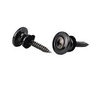 Guyker Strap Lock Button - Security Straplock Quick Release Strap Retainer System for Electric Acoustic Guitar, Bass, Ukulele Replacement(1 Pair, Smoke Gray)