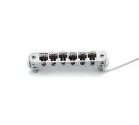 Guyker Tune-O-Matic - Puente de sillín de ruedas - Espacio de cuerda de 10,5 mm para guitarra con agujero de poste de 4,2 mm de repuesto compatible con Les Paul LP SG 6 cuerdas guitarra eléctrica