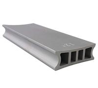 Guyker Two-Way Radius Sanding Block for Fret Leveling Fingerboard - Aluminum Sanding Beam Luthier Tool for Guitar & Bass Repair & Maintenance CNC Machined (1 Piece, Radius 12” + 16”)