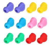 Guyode 12 Piezas Adaptador Lapiz para Niños, Agarres para Lápices para la Corrección de la Postura de Escritura, Ayuda para Escribir con Lápiz de Niños Agarres, Postura de Escritura a Mano Entrenador
