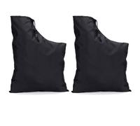 Guyode 2 Piezas Bolsa Recolectora de Hojas al Vacío con Cremallera Bolsas Aspiradora Universal Cordón Ajustable se Aplica a La Mayoría los Sopladores de Hojas Portátiles (Negro)