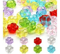 Guyode 200 Piezas Perlas de Agua, Perlas Flotantes para Relleno de Jarrones, Trébol de Cuatro Hojas Cuentas Sueltas para Velas Flotantes, Bodas, Fiestas, Centros de Mesa (Multicolor)