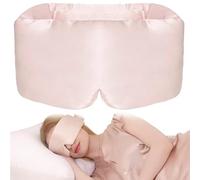 Guyode Eye Mask for Sleeping Suave y Cómodo Tapa Ojos para Dormir Ajustable Antifaz para Dormir Sombreado Sleep Mask Siesta para Hombres se Aplica Mujeres Niños en Avión (Rosa)