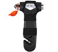 Guyode Martillo de Seguridad para Coche, Mini Martillo Rompe Cristales Coche, 3 en 1 Rompe Cristales y Cinturones, Cortador de CinturóN de Seguridad Rompeventanas para Varios Vehículos