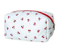 Guyode Neceser Maquillaje, Bolsa De Aseo Mujer, Makeup Bag, Accesorios Viaje, Portátil Floral Neceser de Aseo Acolchada con Cremallera para Almacenamiento de Cosméticos Bolsos Diarios