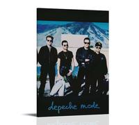 GUYREWGRUG Depeche Mode - Póster para decoración de habitación, dormitorio, lienzo, 40 x 60 cm, estilo marco