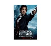 GUYREWGRUG Póster de Sherlock Holmes para decoración de habitación, dormitorio, lienzo, 20 x 30 cm, estilo sin marco