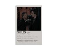 GUYREWGRUG Póster de Sherlock Holmes para decoración de habitación, dormitorio, lienzo, 30 x 45 cm, estilo sin marco