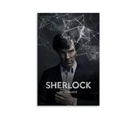 GUYREWGRUG Póster de Sherlock Holmes para decoración de habitación, dormitorio, lienzo, 40 x 60 cm, estilo sin marco