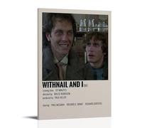 GUYREWGRUG Póster de Withnail And I para decoración de habitación, dormitorio, lienzo, arte de pared, 50 x 75 cm, estilo marco