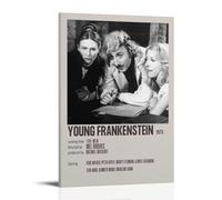 GUYREWGRUG Póster de Young Frankenstein para decoración de habitación, dormitorio, lienzo, 40 x 60 cm, estilo marco